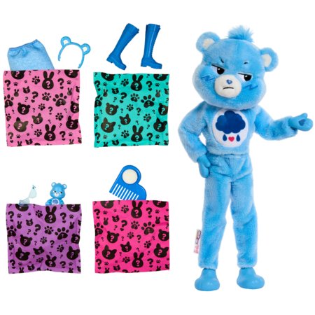 BARBIE Cutie Reveal kaisukaru seeria Grumpy Bear, JCN96 
