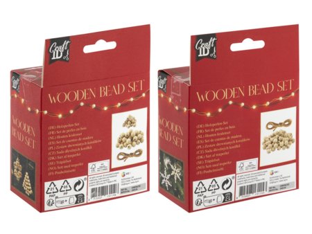 CRAFT ID loov puidust helmeste komplekt, sortiment, CR8036/GE 