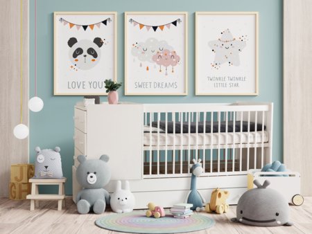 KLUPŚ lastetuba koos komoodiga COMPACT 3in1, 120x60 cm., White 