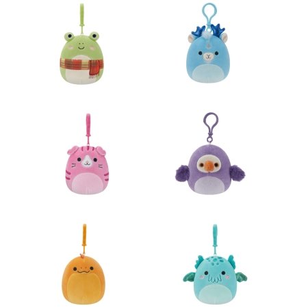 SQUISHMALLOWS kinnitatav pehme mänguasi 8 cm assort, SQJW3516 