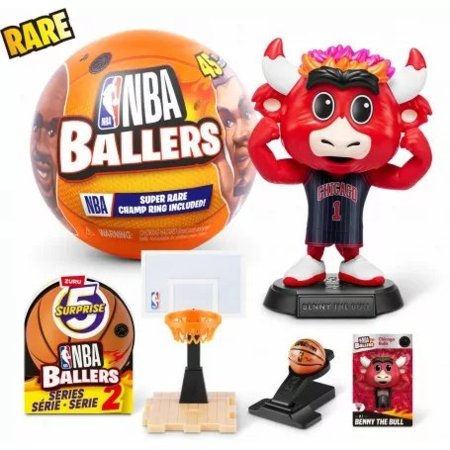 5 SURPRISE miniatuuride komplekt NBA Ballers 2 seeria, assortii, 77678GQ2 