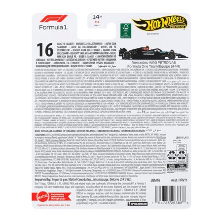 HOT WHEELS Vormel 1 Mercedes-Benz 2024 Lewis Hamilton, JBM16 