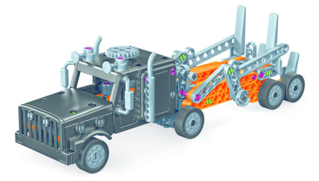 CLEMENTONI SCIENCE & PLAY BUILD ehituskomplekt Autoveok, 240 tk, 75164 