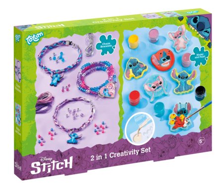 TOTUM DISNEY STITCH 2 in 1 loominguline komplekt, 700178 