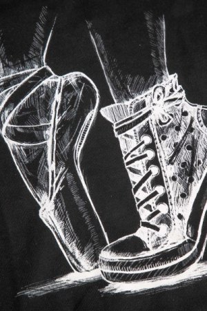 COCCODRILLO lühikeste varrukatega t-särk EVERYDAY GIRL A, mustad, WC4143209VGA-021- 