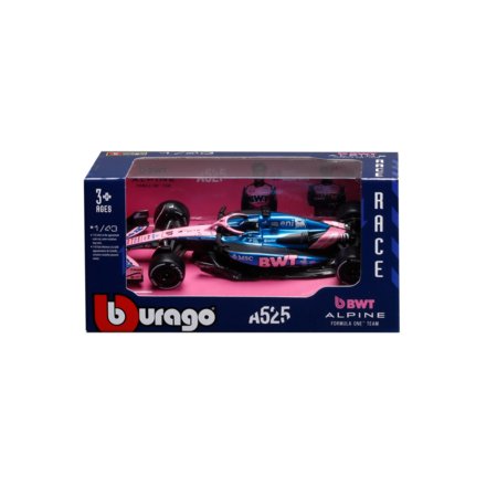 BBURAGO mudelauto BWT Alpine A525 (2025) #10 Gasly ja #43 Colapinto, 18-38257 