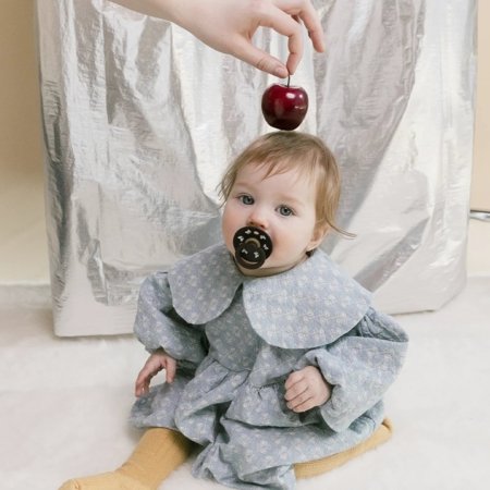 BIBS lutid COLOUR ROUND RETRO BOW, 0-6k, 2 tk. 