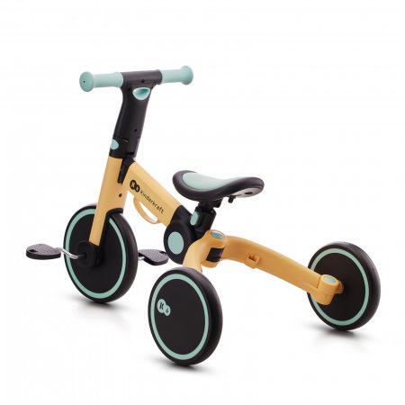 KINDERKRAFT kolmerattaline jalgratas 3in1 4Trike kollane, KR4TRI22BLU0000 KR4TRI22BLU0000