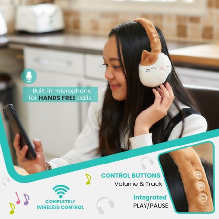 SQUISHMALLOWS pehmed Bluetooth-kõrvaklapid Cam, HMSQMBT-CAM 