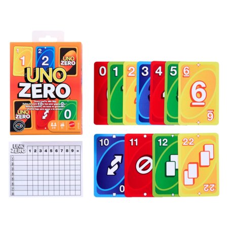 MATTEL GAMES UNO kaardid Zero, JHH48 