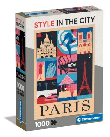 CLEMENTONI pusle Style In The City Paris, 1000 tk., 39843 