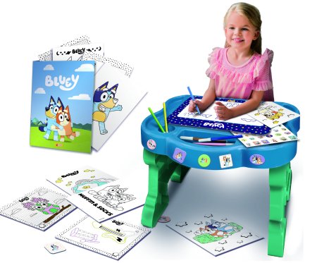 LISCIANI Bluey joonistuskomplekt lauaga, 99399 