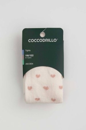 COCCODRILLO sukad TIGHT COTTON COLORFUL, kreemjas, ZC5380201TCC-003-116, 116/122 cm 