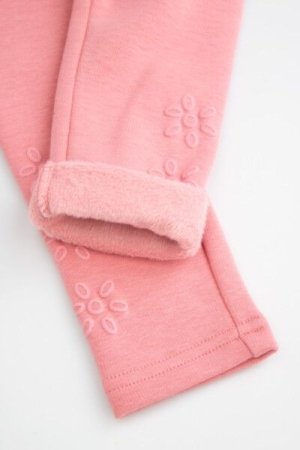 COCCODRILLO leggings FLOWERS GIRL NEWBORN, roosad, ZC4122601FGN-007-086, 86 cm 