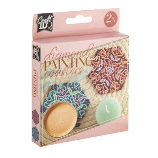 CRAFT ID loovkomplekt Diamond Painting Coaster, kuusnurkne kuju, CR2073/GE 