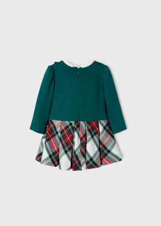 MAYORAL pikkade varrukatega kleit 4B, duck green, 86 cm, 2945-49 2945-49 9