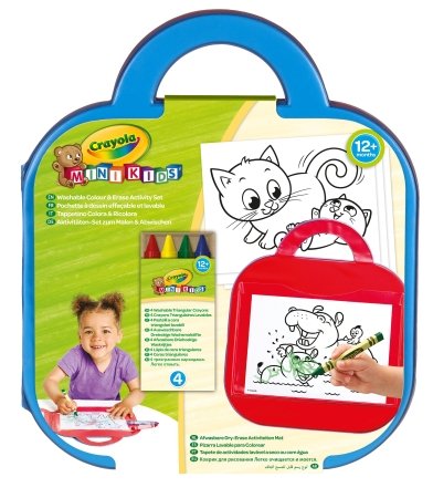 CRAYOLA MINIKIDS joonistuslaud Dry Erase Mat, 98-2000 