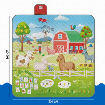 PERLETTI Piknikutekk 200x200 cm, 13160 