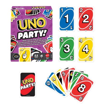 MATTEL GAMES UNO kaardid Party (uuendatud), JJV58 