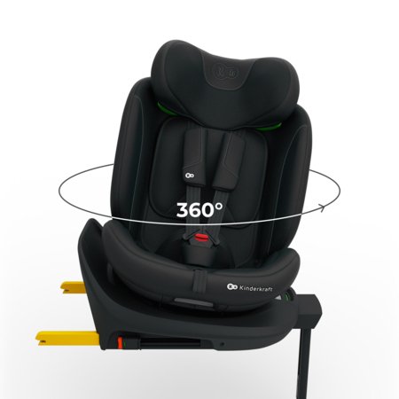 KINDERKRAFT turvatool I-360 2 PLUS, 40-150 cm., Black, KCI36002BLKPL00 