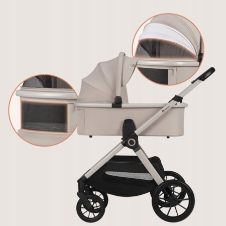 LIONELO universaalne käru LAYLA 2in1, Beige sand, LO-LAYLA 2IN1 