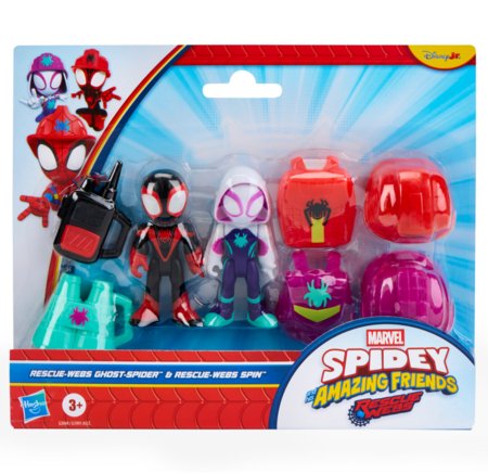SPIDEY AND HIS AMAZING FRIENDS figuuride komplekt Rescue 2 tk, assortii, G19915L0 