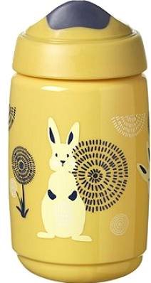 TOMMEE TIPPEE võõrutamise lutipudel SIPPER, 12m+, 390ml, yellow, 447828 447828