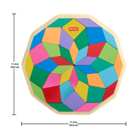 FISHER PRICE puidust Mandala pusle, HXT94 
