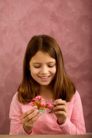 PLUS PLUS konstruktor Pink bonsai, 4339 