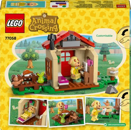 77058 LEGO® Animal Crossing™ Goldie hubane maja 