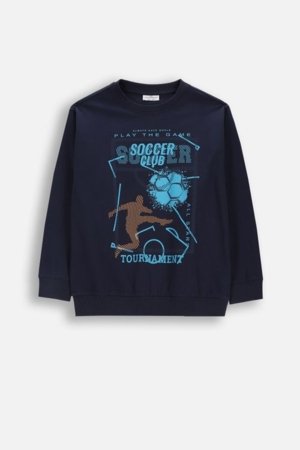 COCCODRILLO pikkade varrukatega t-särk, sinised, cm 