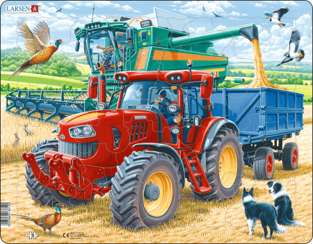 LARSEN pusle Traktor ja kombain, maxi, 39 tk, PG9 