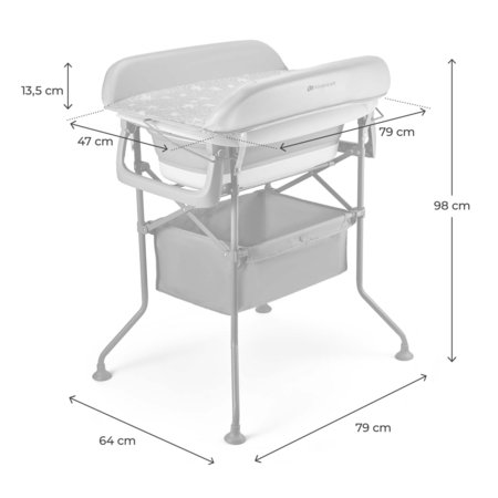 KINDERKRAFT vann BUBBLY, KABUBB00GRY0000 