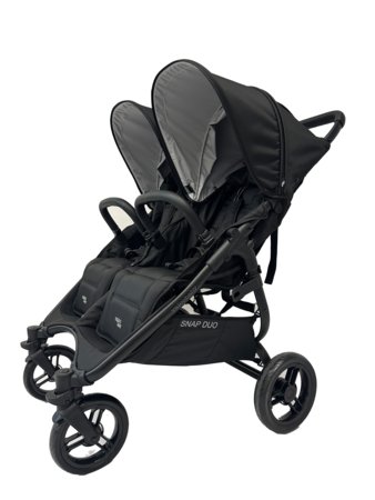 VALCO BABY kaksikute jalutuskäru SNAP DUO, Black Liquorice, SNAP4D06 