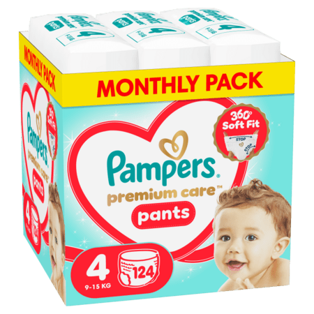 PAMPERS püksmähkmed Premium Pants Monthly, 4 suurus, 9-15kg, 114 vnt., 80894763 