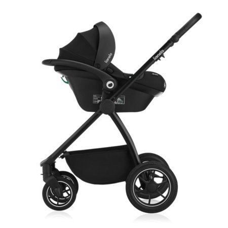 LIONELO universaalne käru MERIL 3in1, Black onyx 