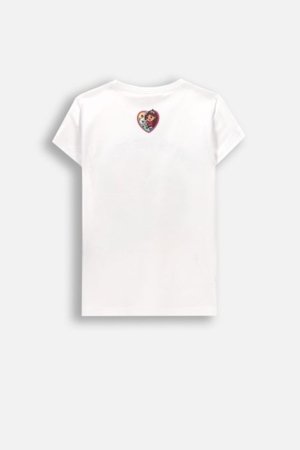 COCCODRILLO lühikeste varrukatega t-särk, valged, cm 