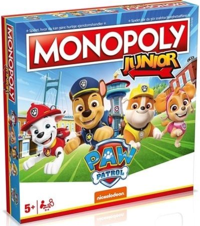 MONOPOLY JUNIOR lauamäng Käpapatrull, LT, LV, EE, WM04163-ML3-6 