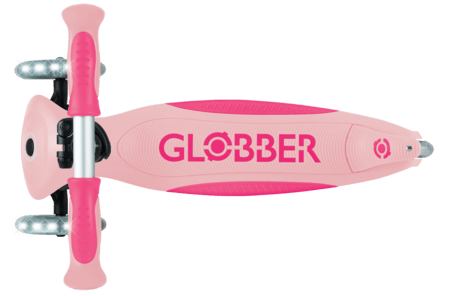 GLOBBER tõukeratas Go Up Deluxe Lights, pastellroosa, 748-710 