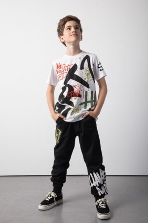 COCCODRILLO t-särk SPORTS BOY JUNIOR, valge, cm 
