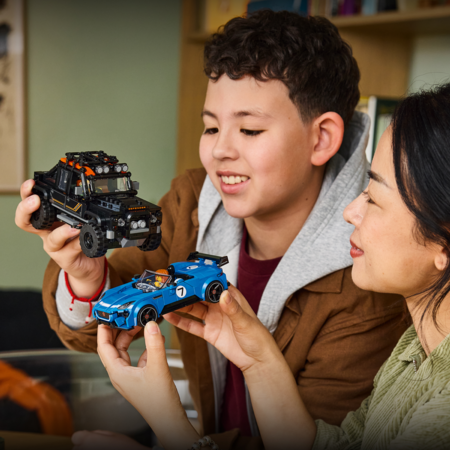77264 LEGO® Speed Champions Jaguar Project 7 ja Land Rover Defender 