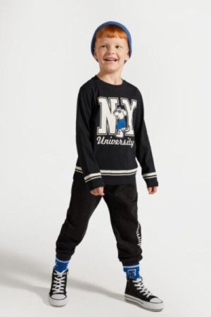 COCCODRILLO joggers ACADEMY BOY KIDS, must, ZC4120201ABK-021-092, 92 cm 