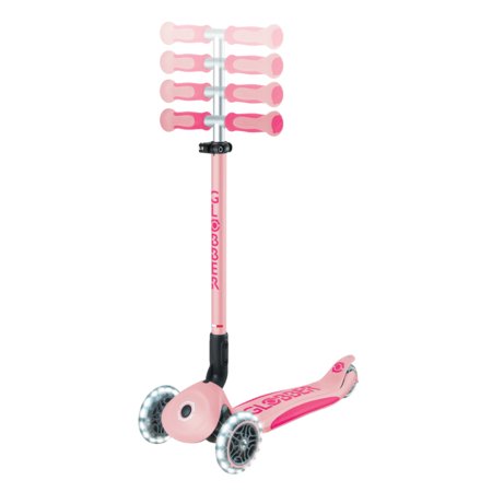 GLOBBER tõukeratas Go Up Deluxe Lights, pastellroosa, 748-710 