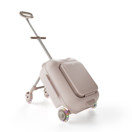 KINDERKRAFT reisikohver lapse kandmiseks CABBY, roosakuldne, KACABB00GLD0000 