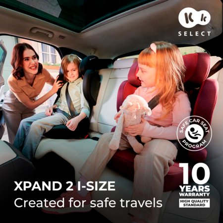 KINDERKRAFT turvatool XPAND 2 PRO, i-Size 100–150 cm, must, KCXPPR02BLK0000 