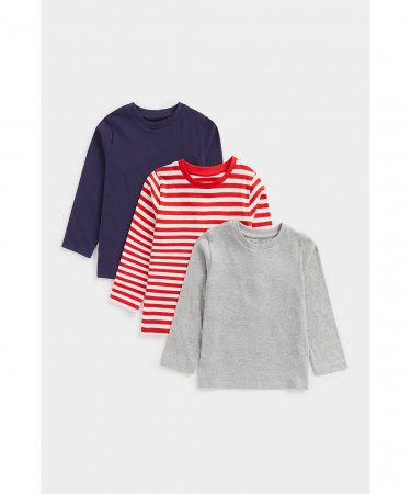 MOTHERCARE pikkade varrukatega t-särk, 3 tk., CB140 601405