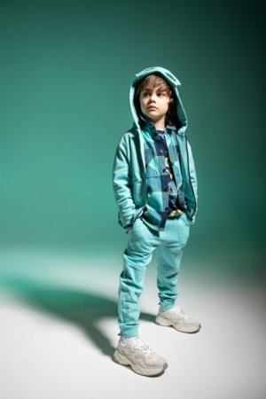COCCODRILLO kapuutsiga kampsun COSMIC RAVE BOY KIDS, sinine, WC5132401CBK-013-122, 122 cm 