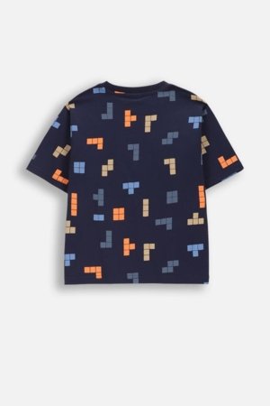 COCCODRILLO lühikeste varrukatega t-särk, tumesinised, WC6143206MBK-015-110, 110 cm 