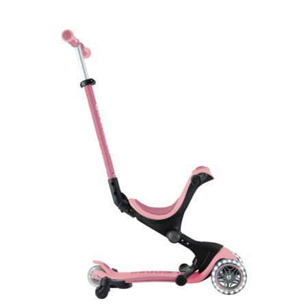 GLOBBER tõukeratas Go Up Deluxe Lights 360°, pastellroosa, 699-310 