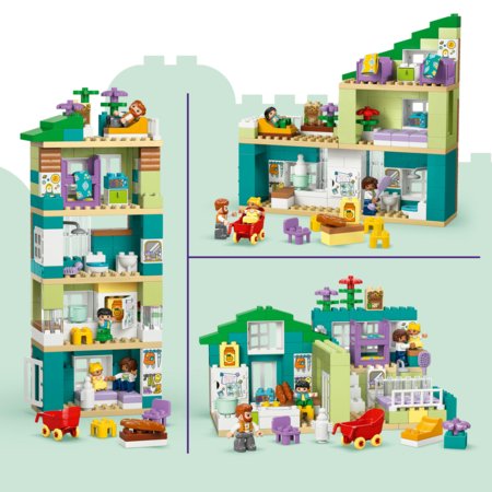 10470 LEGO® DUPLO® linn kolm ühes moodne peremaja figuuridega 
